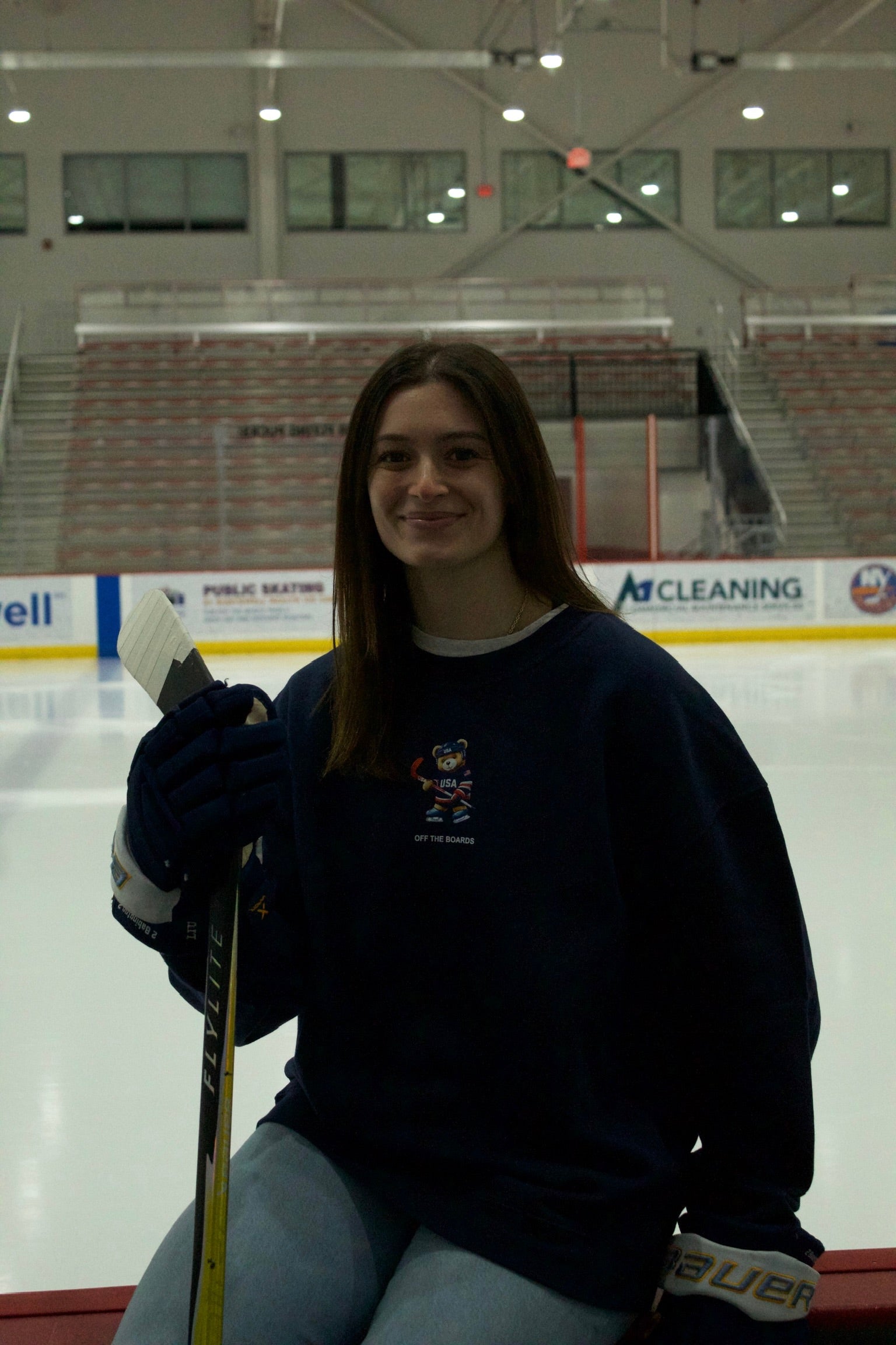 USA Olympic Hockey Teddy Crewneck