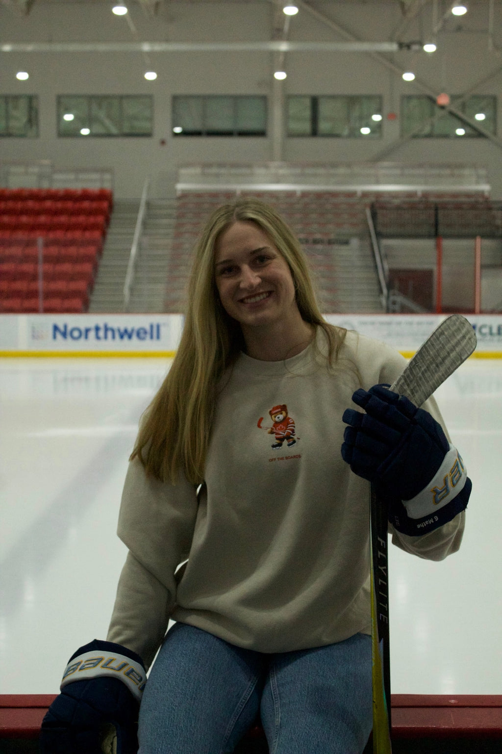 Canada Olympic Hockey Teddy Crewneck