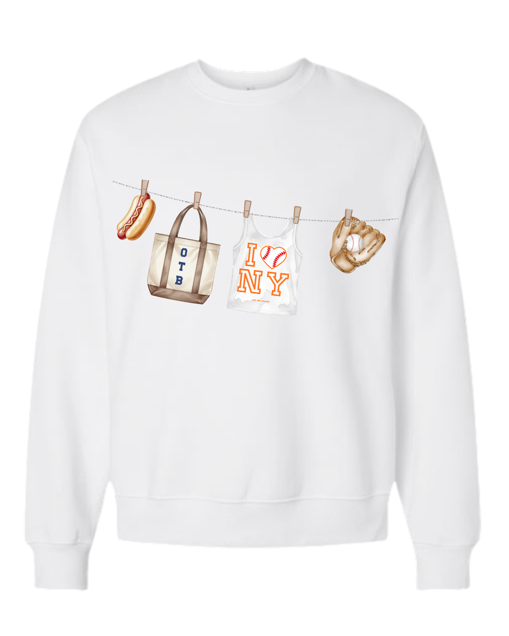 New York Baseball Crewneck