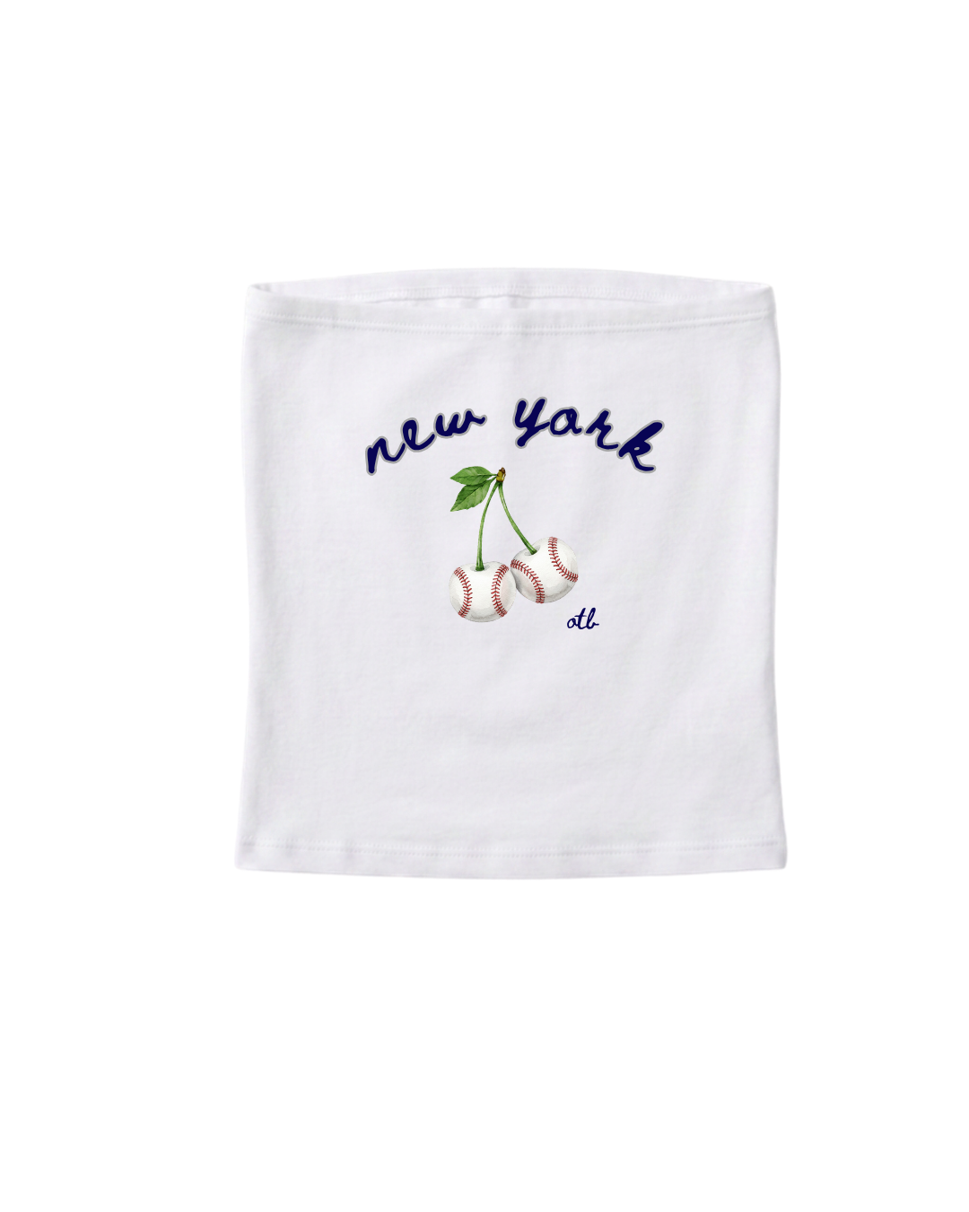 New York Baseball Tube Top