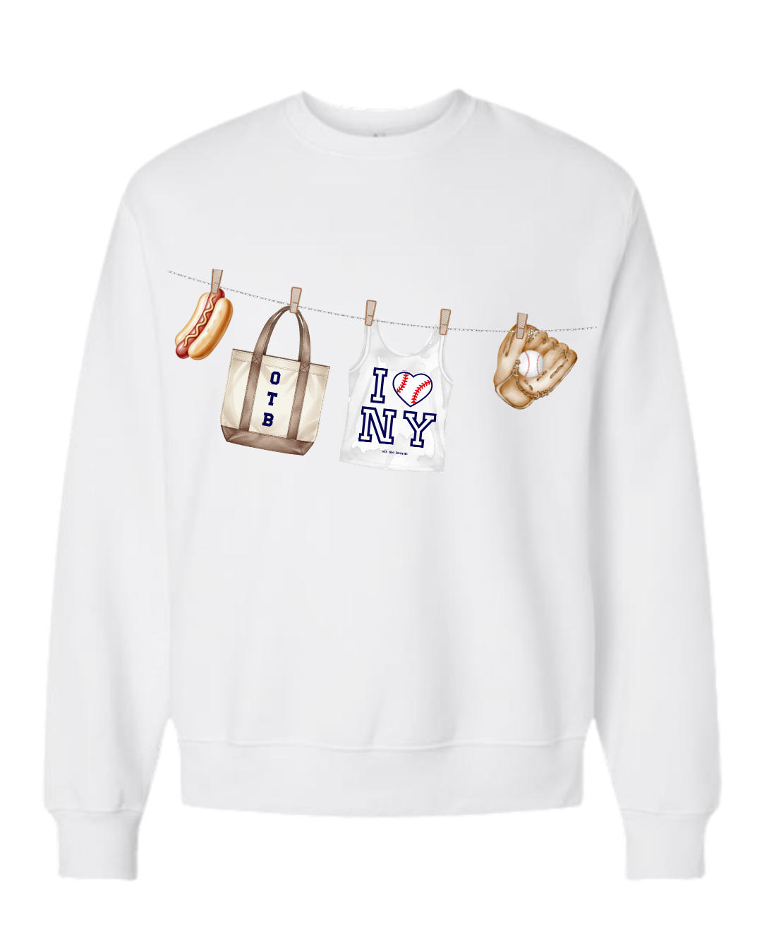 New York Baseball Crewneck