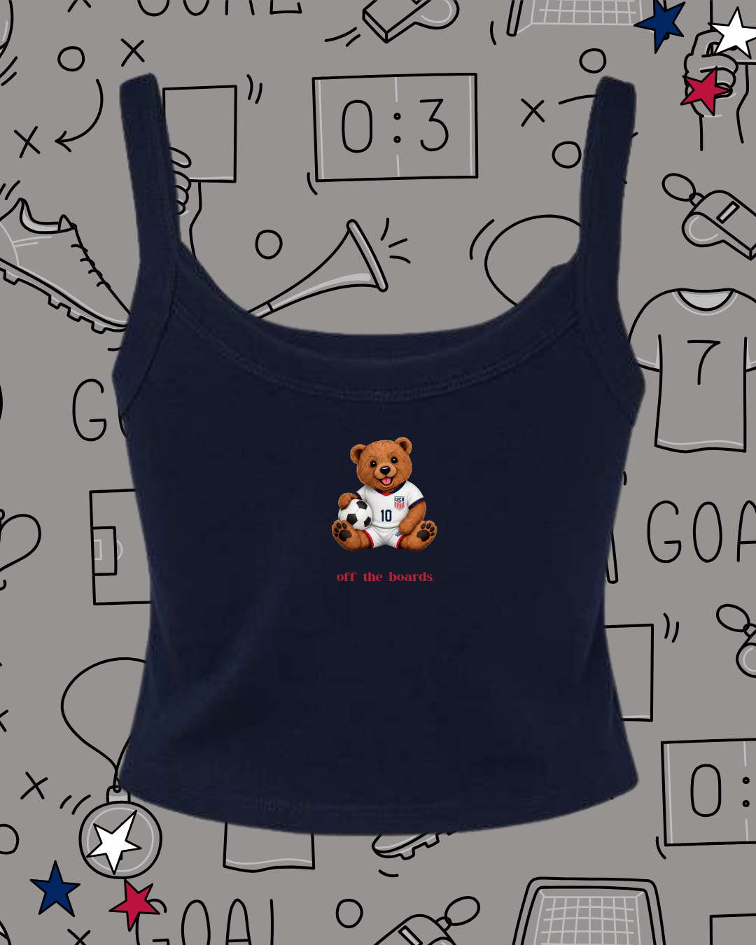 USA Soccer Teddy Tank