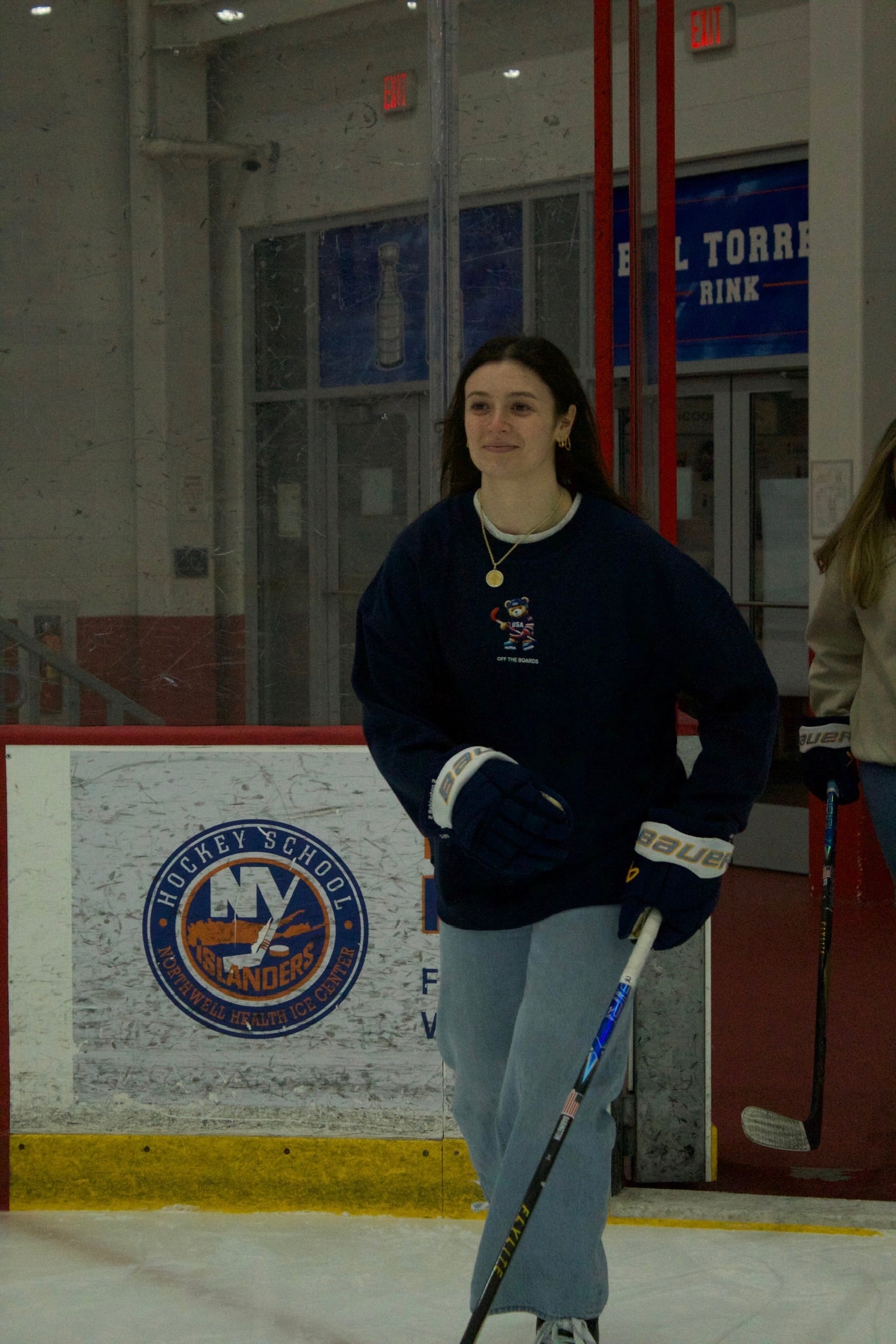 USA Olympic Hockey Teddy Crewneck