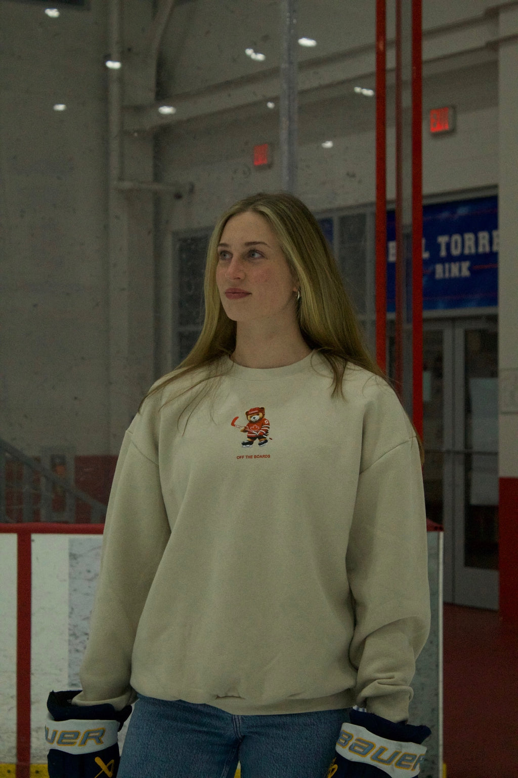 Canada Olympic Hockey Teddy Crewneck