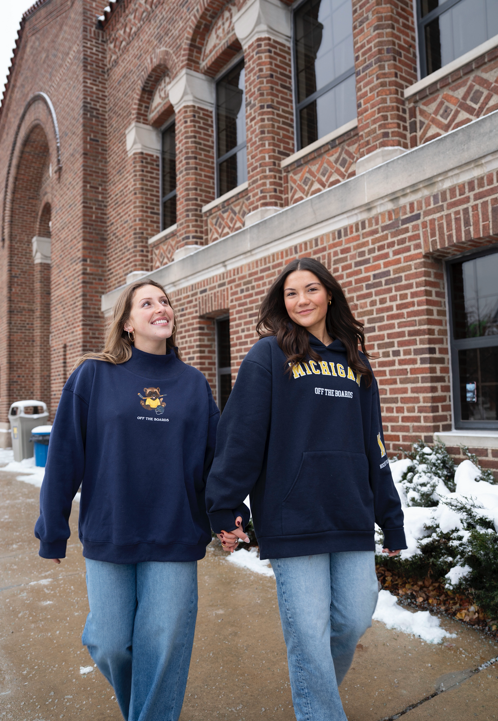 Michigan Baby Wolverine Mockneck