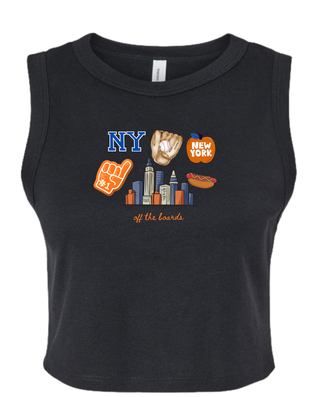 New York Baseball Collage Tank