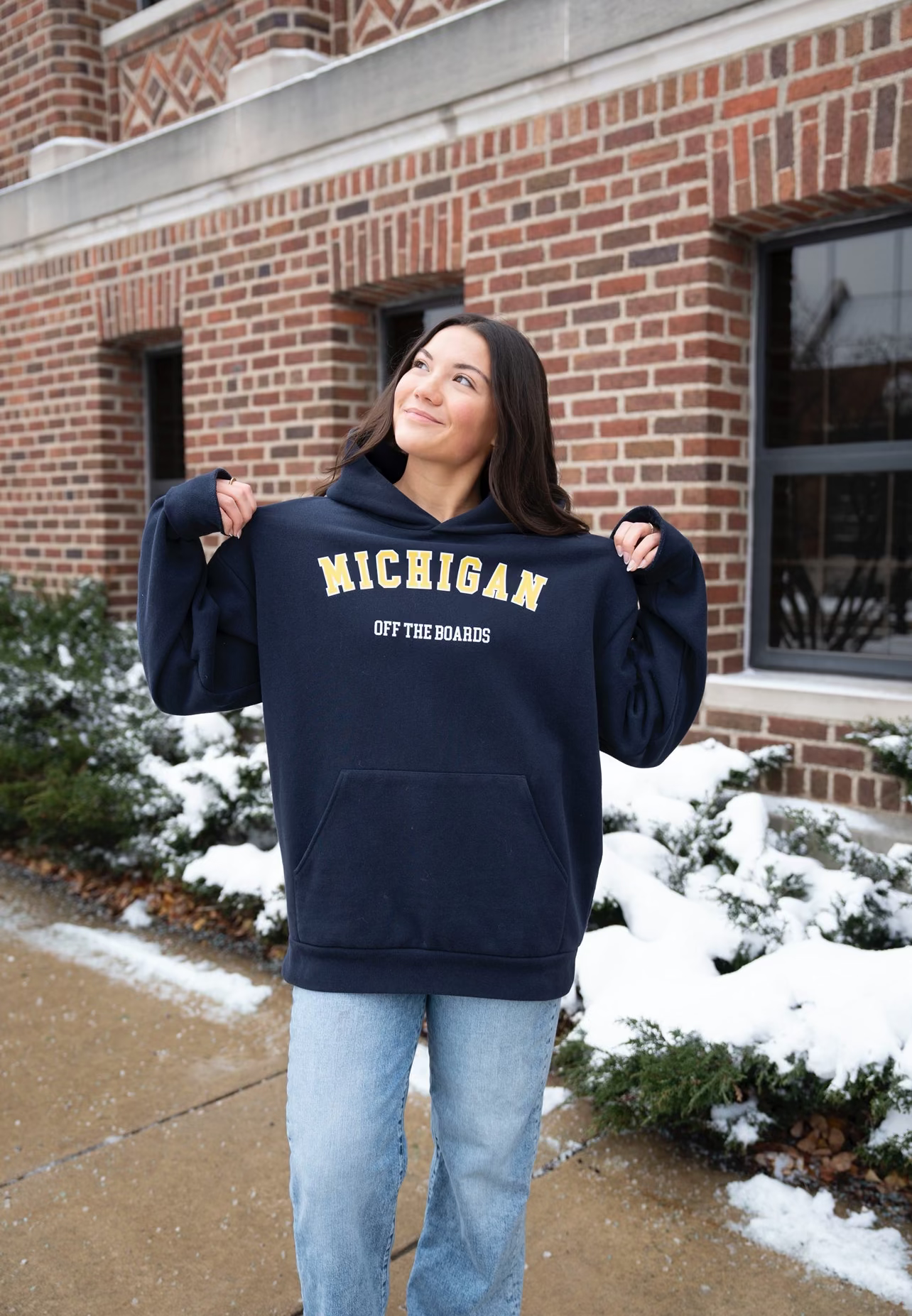 Michigan Navy Core Hoodie