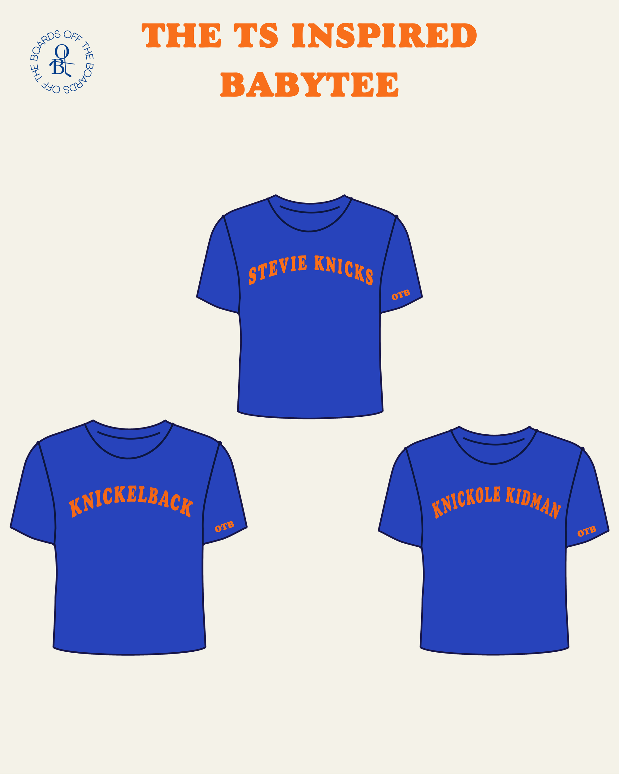 PRE ORDER: The TS inspired baby tee